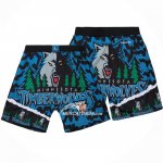Pantaloncini Minnesota Timberwolves Mitchell & Ness Blu