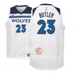Maglia NBA Bambino Minnesota Timberwolves Jimmy Butler 2017-18 Bianco
