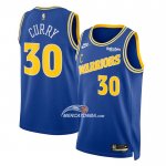 Maglia Golden State Warriors Stephen Curry NO 30 Classic 2022-23 Blu