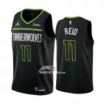 Maglia Minnesota Timberwolves Naz Reid NO 11 Statement 2022-23 Nero