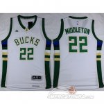 Maglia NBA Middleton,Milwaukee Bucks Bianco