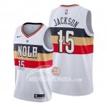 Maglia New Orleans Pelicans Frank Jackson Earned Bianco