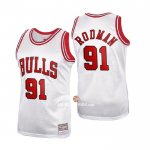 Maglia Chicago Bulls Dennis Rodman Mitchell & Ness 1997-98 Bianco