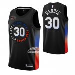 Maglia New York Knicks Julius Randl Citta 2020-21 Nero