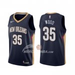 Maglia New Orleans Pelicans Christian Wood Icon Blu