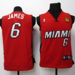 Maglia NBA Bambino James,Miami Heats Rosso