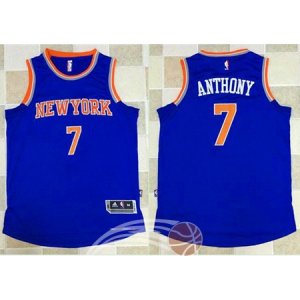 Maglia NBA Autentico New York Knicks Blu