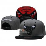 Cappellino Chicago Bulls Mitchell & Ness Grigio