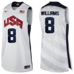 Maglia NBA Williams,USA 2012 Bianco