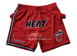 Pantaloncini Miami Heat Just Don Rosso2