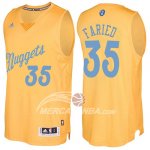 Maglia NBA Christmas 2016 Kenneth Faried Denver Nuggets Dorato
