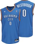 Maglia NBA Rivoluzione 30 Westbrook,Oklahoma City Thunder Blu