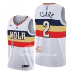 Maglia New Orleans Pelicans Ian Clark Earned Edition Bianco