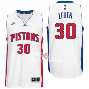 Maglia NBA Leuer Detroit Pistons Blanco