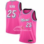 Maglia Miami Heat Kendrick Nunn Earned 2018-19 Rosa