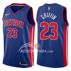 Maglia NBA Detroit Pistons Blake Griffin Icon 2017-18 Blu