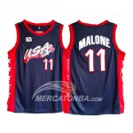Maglia NBA Malone USA 1996 Nero