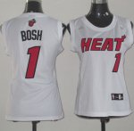 Maglia NBA Donna Bosh,Miami Heats Bianco