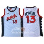 Maglia NBA O'Neal USA 1996 Bianco