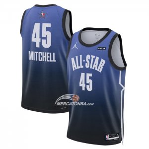 Maglia All Star 2023 Utah Jazz Donovan Mitchell NO 45 Blu