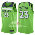 Maglia NBA Timberwolves Jimmy Butler Statement 2017-18 Verde