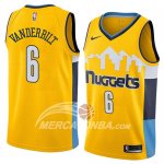 Maglia NBA Denver Nuggets Jarred Vanderbilt Statement 2018 Giallo