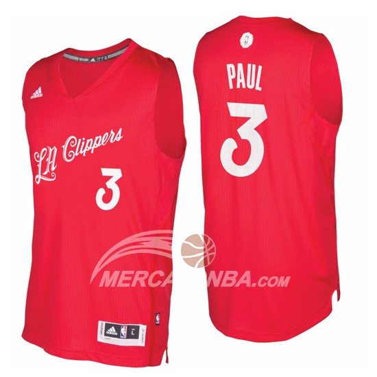 Maglia NBA Paul Christmas,Los Angeles Clippers Rosso