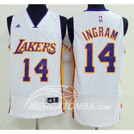 Maglia NBA Ingram,Los Angeles Lakers Bianco