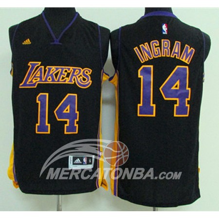 Maglia NBA Ingram,Los Angeles Lakers Nero