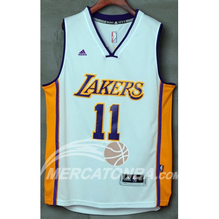 Maglia NBA Yi,Los Angeles Lakers Bianco