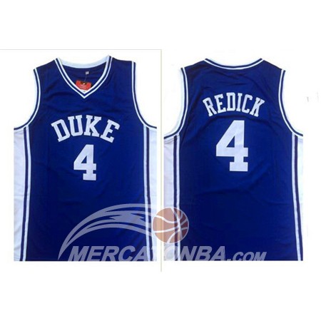 Maglia NBA NCAA Duke University Redick Blu