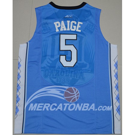 Maglia NBA NCAA Marcus Paige Blu Carolina