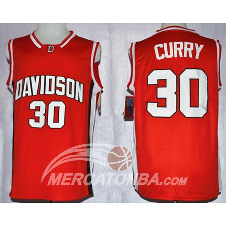 Maglia NBA NCAA Wildcat Stephen Curry Rosso