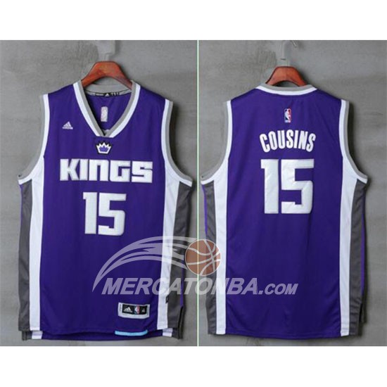 Maglia NBA Cousins,Sacramento Kings Viola