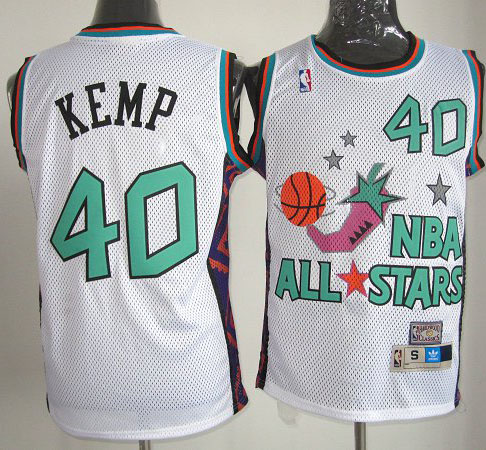 Maglia NBA Kemp,All Star 1995 Bianco