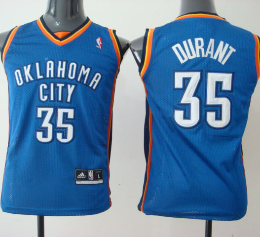 Maglia NBA Bambino Durant,Oklahoma City Thunder Blu