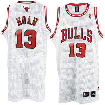 Maglia NBA Noah,Chicago Bulls Bianco
