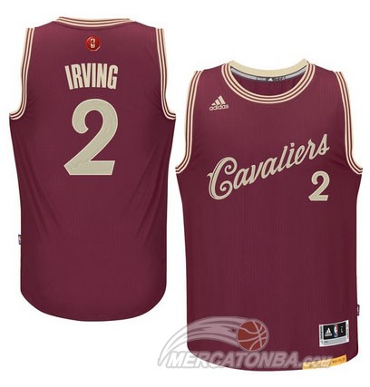Maglia NBA Irving Christmas,Cleveland Cavaliers Rosso