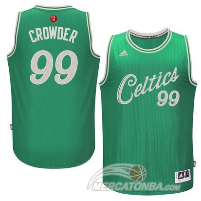Maglia NBA Crowder Christmas,Boston Celtics Verde