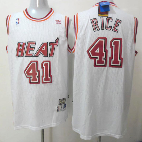 Maglia NBA Rice,Miami Heats Bianco