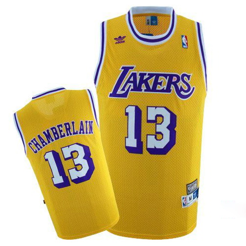 Maglia NBA Chamberlain,Los Angeles Lakers Giallo