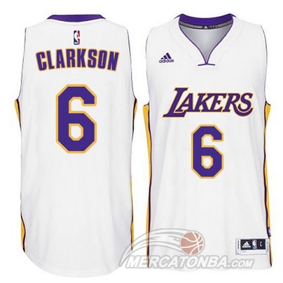 Maglia NBA Clarkson,Los Angeles Lakers Bianco
