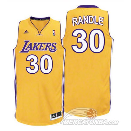 Maglia NBA Randle,Los Angeles Lakers Giallo