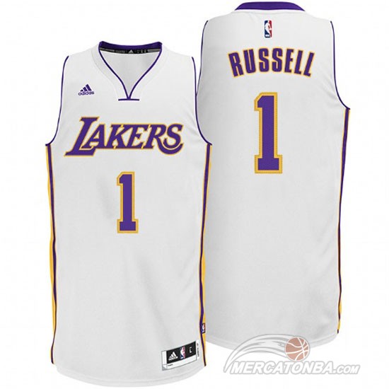 Maglia NBA Russell,Los Angeles Lakers Bianco