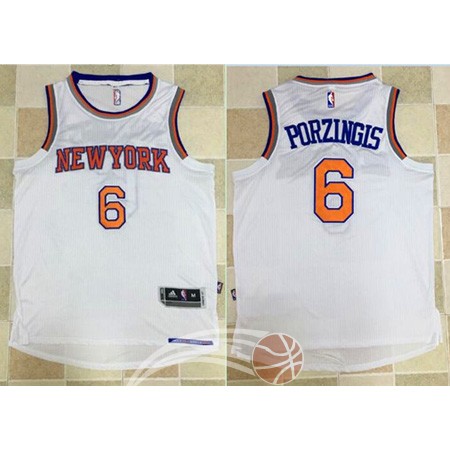 Maglia NBA Autentico New York Knicks Bianco