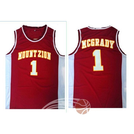 Maglia NBA NCAA scuola Secondario Mcgrady Rosso