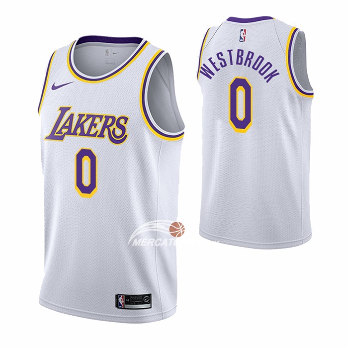 Maglia Los Angeles Lakers Carmelo Anthony NO 7 Statement 2020-21 Viola ...