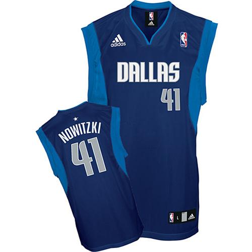 Maglia NBA Nowitzki,Dallas Mavericks Blu2