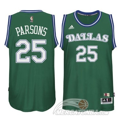 Maglia NBA Parsons,Dallas Mavericks Verde