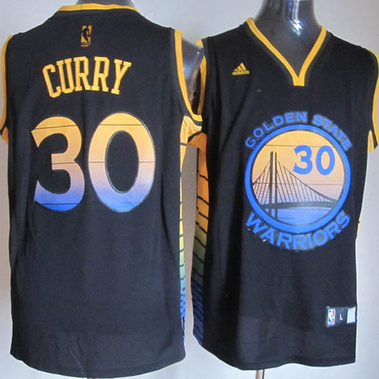 Maglia NBA Moda Curry Nero